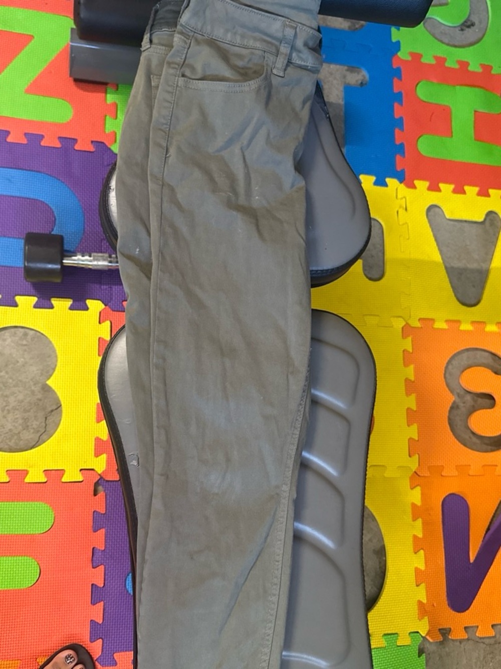 Maurices Olive Green Skinny Jeans
